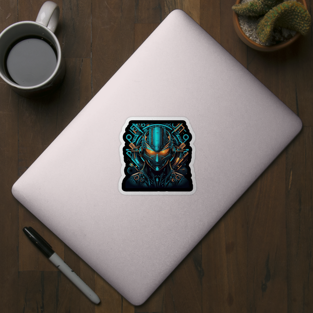 Cybernetic Warrior by Urbanprint